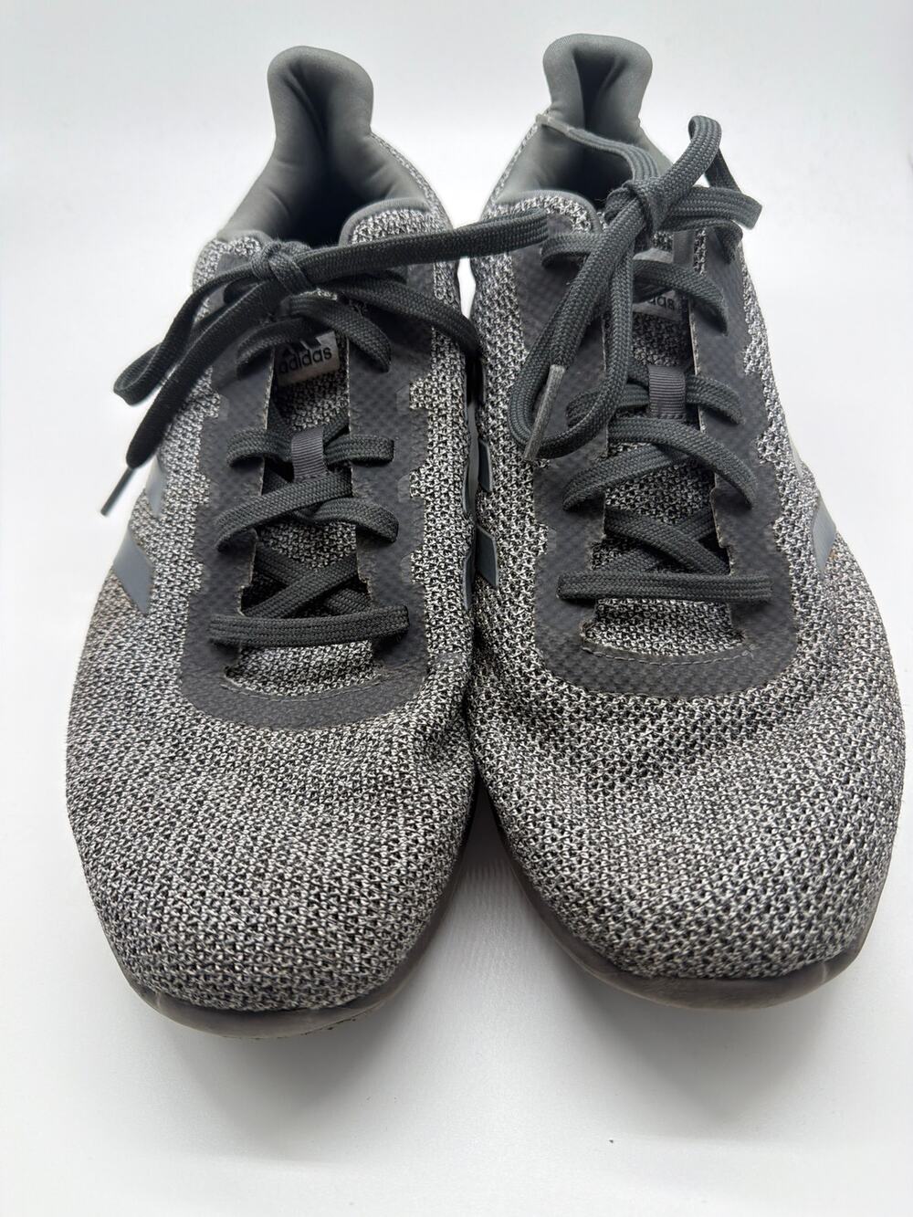 Men’s 11 1/2 Adidas gray cloud foam tennis shoes.